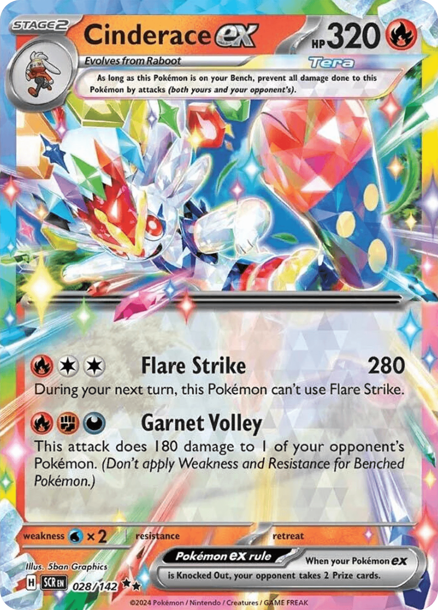 Cinderace ex - 028/142
