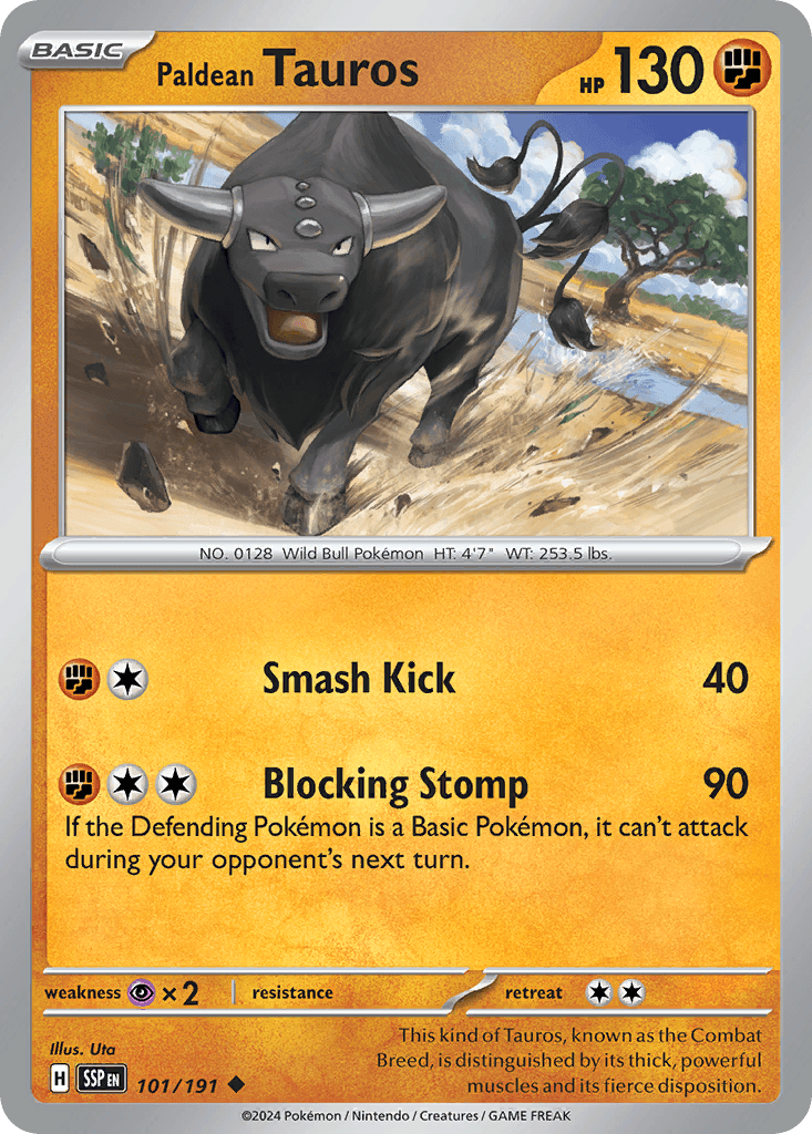 Paldean Tauros - 101/191