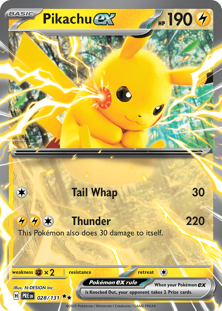 Pikachu ex - 028/131